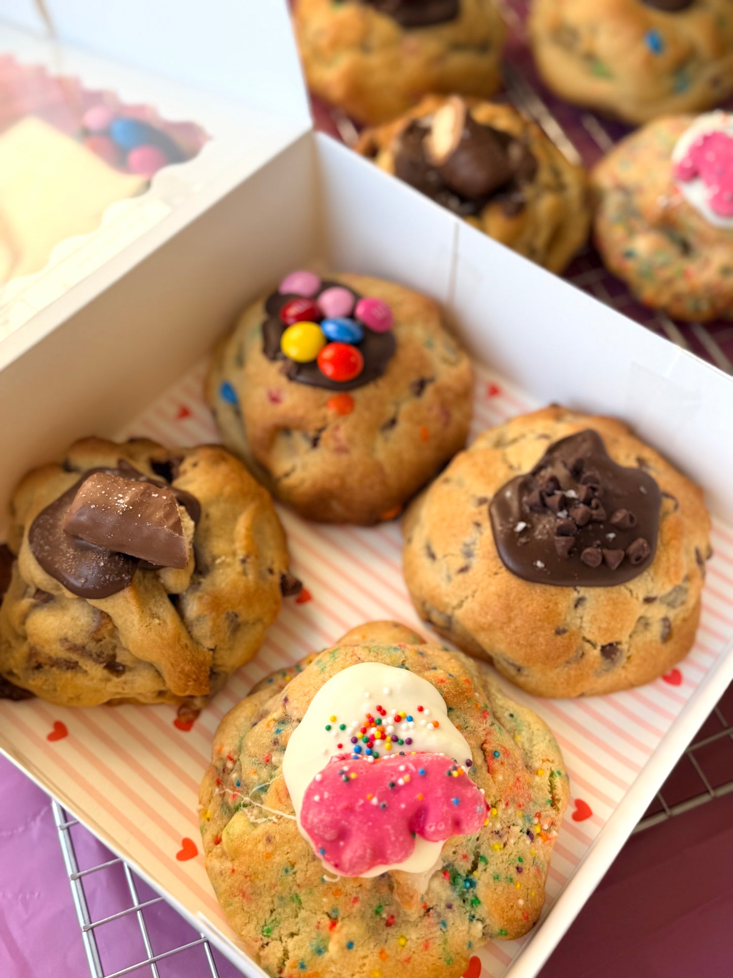 The Weekly Cookie Drop Box             ✨Chose flavors in text box below
